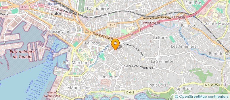 localisation de l'entreprise MADAME ELEONOR ARCOS  TOULON