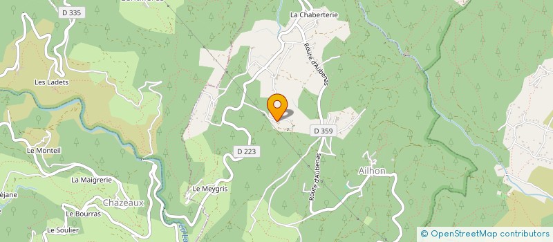 localisation de l'entreprise MADAME ELEONOR CHARTIER  MERCUER