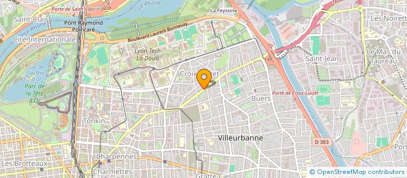 localisation de l'entreprise MADAME ELEONOR HADEF  VILLEURBANNE