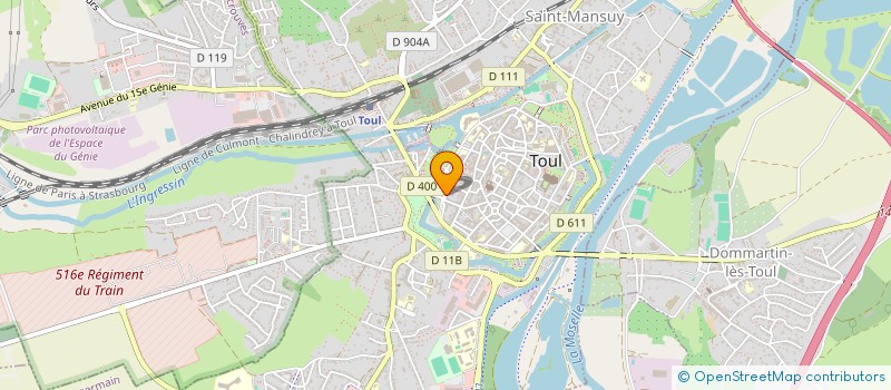 localisation de l'entreprise MADAME ELEONORA KULAVA  TOUL