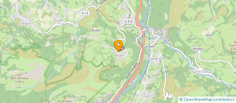 localisation de l'entreprise MADAME ELEONORA MONTECALVO  ASPIN-EN-LAVEDAN