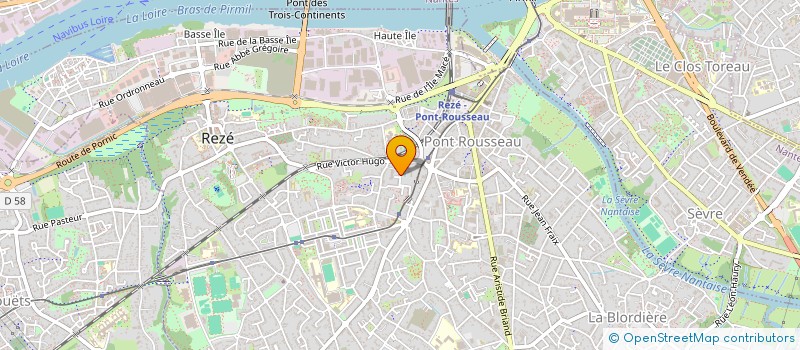 localisation de l'entreprise MADAME ELEONORE BACHER à REZE
