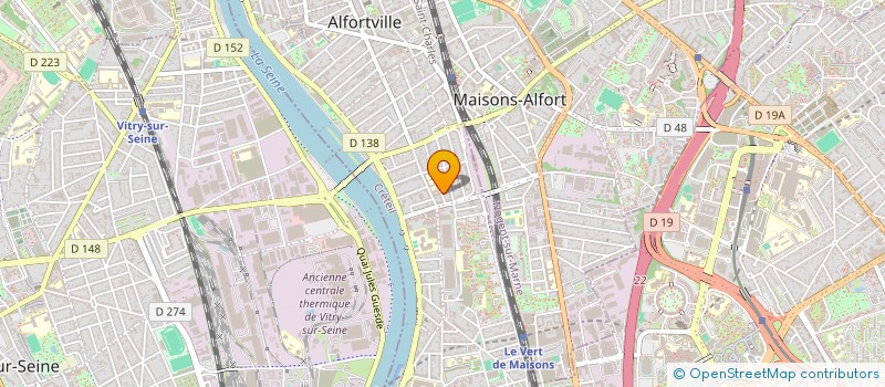 localisation de l'entreprise MADAME ELEONORE BAUDON  ALFORTVILLE