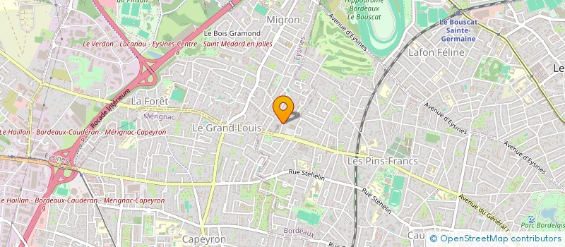 localisation de l'entreprise MADAME ELEONORE BERARD  BORDEAUX