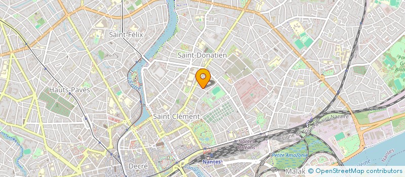 localisation de l'entreprise MADAME ELEONORE BERNARD  NANTES