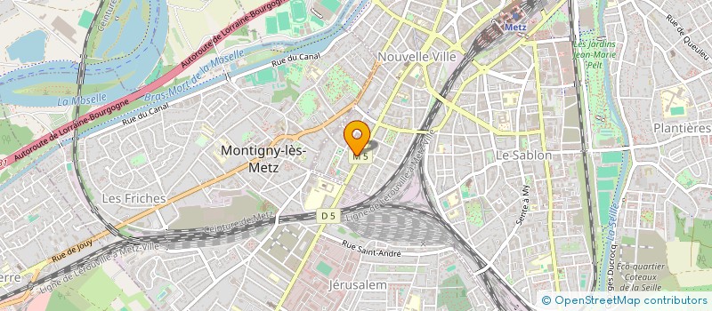 localisation de l'entreprise MADAME ELEONORE BERNEZ  METZ