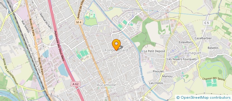 localisation de l'entreprise MADAME ELEONORE BONFILS  CASTELGINEST