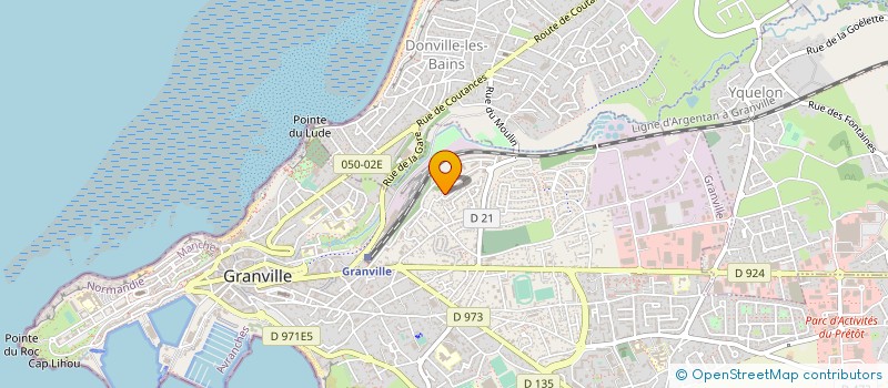 localisation de l'entreprise MADAME ELEONORE BOUCAULT  GRANVILLE