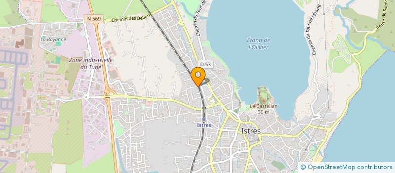 localisation de l'entreprise MADAME ELEONORE BOUTON  ISTRES