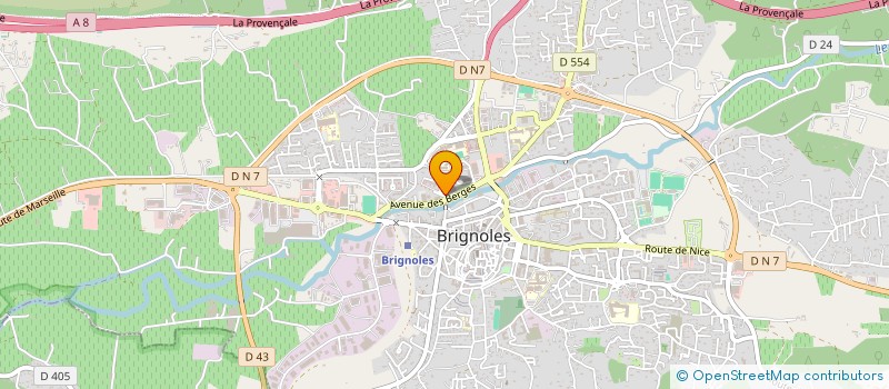 localisation de l'entreprise MADAME ELEONORE BUDAL à BRIGNOLES