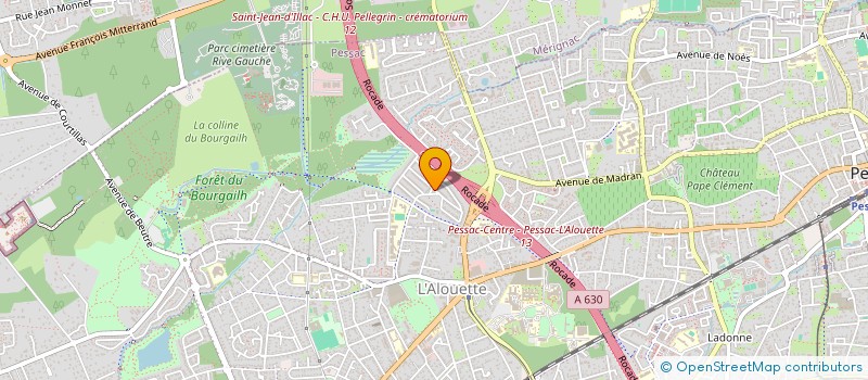 localisation de l'entreprise MADAME ELEONORE CATRICE à PESSAC