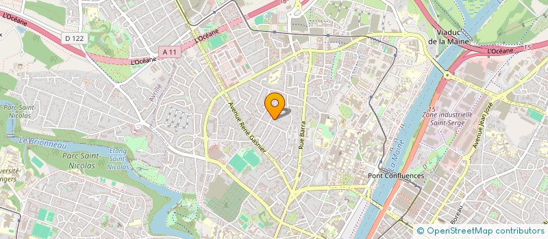 localisation de l'entreprise MADAME ELEONORE CHAMBON à ANGERS