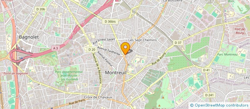localisation de l'entreprise MADAME ELEONORE CHAPLAIS à MONTREUIL