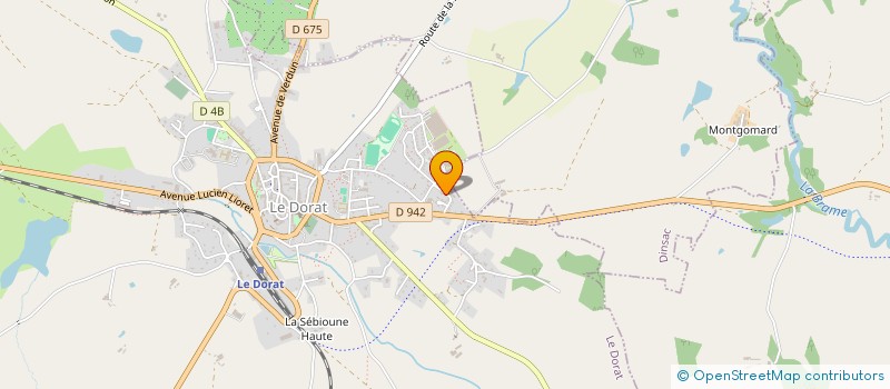 localisation de l'entreprise MADAME ELEONORE CHAPUIS  LE DORAT