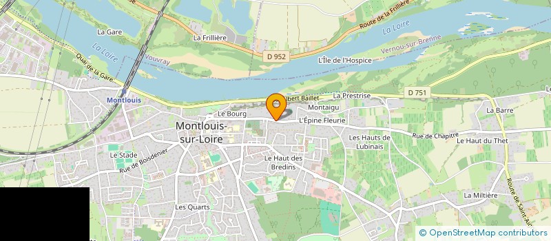 localisation de l'entreprise MADAME ELEONORE CHARLOTTE DEFER  MONTLOUIS-SUR-LOIRE