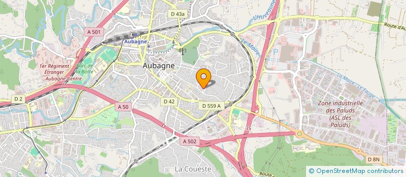 localisation de l'entreprise MADAME ELEONORE COLIN  AUBAGNE