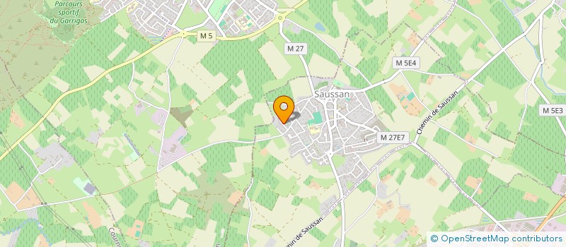 localisation de l'entreprise MADAME ELEONORE COULON  SAUSSAN