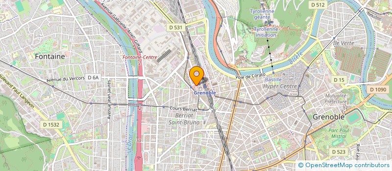 localisation de l'entreprise MADAME ELEONORE CRUZ à GRENOBLE