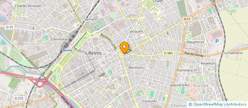 localisation de l'entreprise MADAME ELEONORE CUNTZ  REIMS
