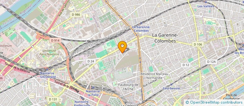 localisation de l'entreprise MADAME ELEONORE D'AGOSTINO à LA GARENNE-COLOMBES