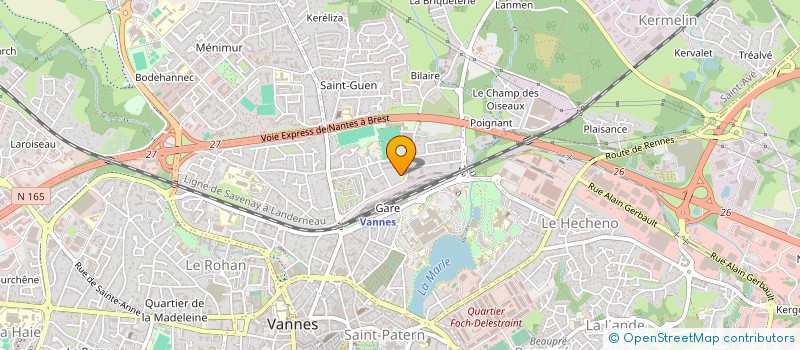 localisation de l'entreprise MADAME ELEONORE DAHIREL  VANNES