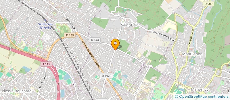 localisation de l'entreprise MADAME ELEONORE DANIEL à SAINT-PRIX