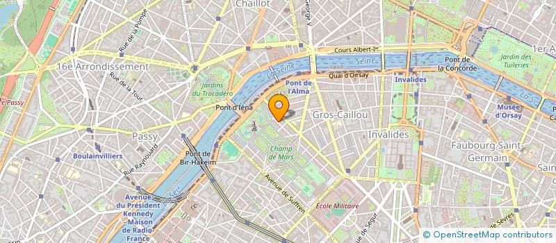 localisation de l'entreprise MADAME ELEONORE DE GREEF à PARIS