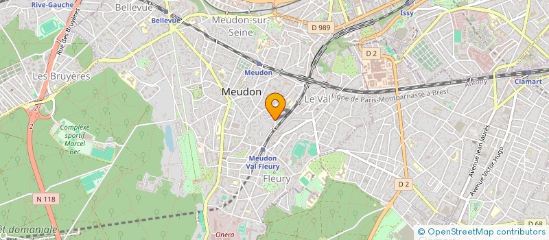 localisation de l'entreprise MADAME ELEONORE DE LA BARRE DE NANTEUIL à MEUDON