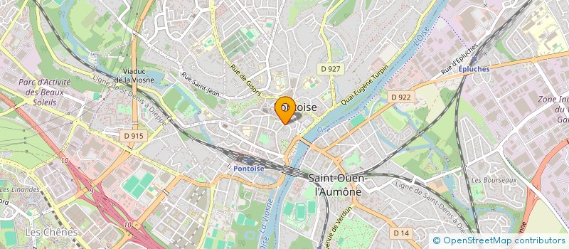 localisation de l'entreprise MADAME ELEONORE DESCAZAL à PONTOISE