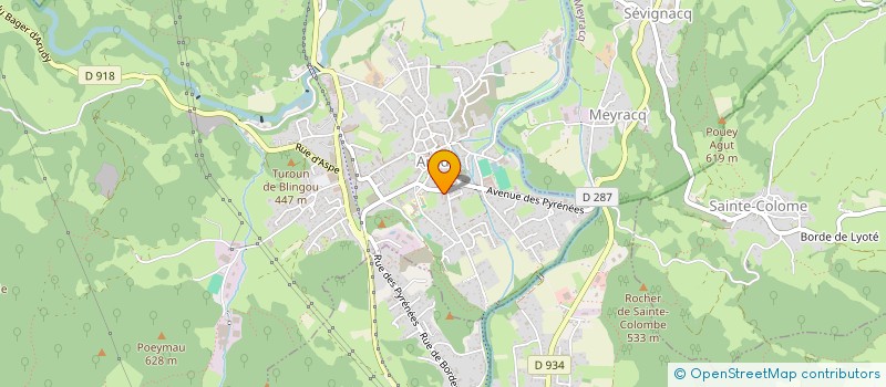 localisation de l'entreprise MADAME ELEONORE DILLENSCHNEIDER  ARUDY