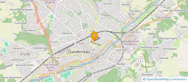 localisation de l'entreprise MADAME ELEONORE DUBALAIS  LANDERNEAU