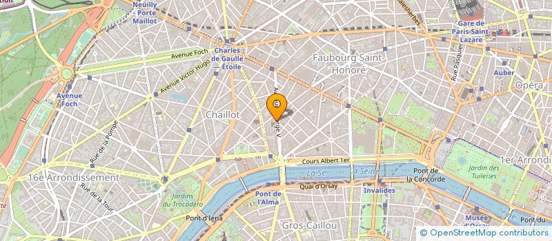 localisation de l'entreprise MADAME ELEONORE EDMOND BLANC  PARIS