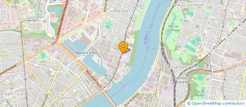 localisation de l'entreprise MADAME ELEONORE FARGE  BORDEAUX