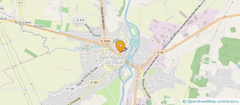 localisation de l'entreprise MADAME ELEONORE FAURE à SAINT-POURCAIN-SUR-SIOULE