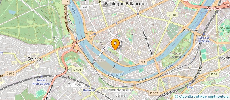 localisation de l'entreprise MADAME ELEONORE FAY à BOULOGNE-BILLANCOURT
