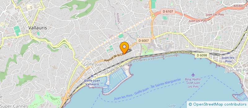 localisation de l'entreprise MADAME ELEONORE FAZZALARI  VALLAURIS