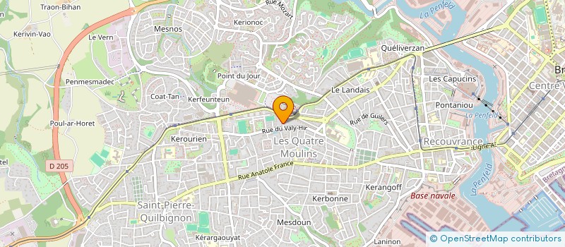 localisation de l'entreprise MADAME ELEONORE FORET à BREST