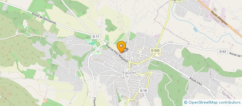 localisation de l'entreprise MADAME ELEONORE FRANCESCHI  EGUILLES