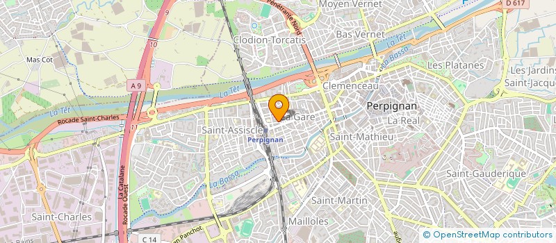 localisation de l'entreprise MADAME ELEONORE FRANCIS  PERPIGNAN