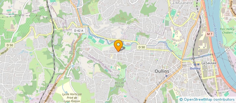 localisation de l'entreprise MADAME ELEONORE GAILLARD à OULLINS-PIERRE-BENITE