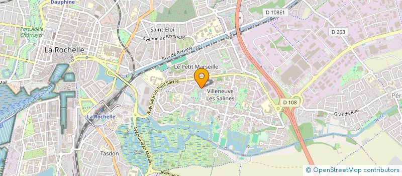 localisation de l'entreprise MADAME ELEONORE GENIN  LA ROCHELLE