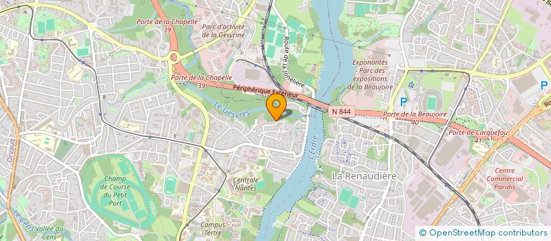 localisation de l'entreprise MADAME ELEONORE GOCEVSKI  NANTES