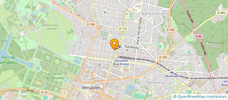 localisation de l'entreprise MADAME ELEONORE GUERRE à VERSAILLES