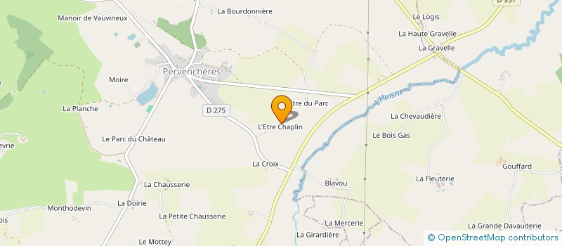 localisation de l'entreprise MADAME ELEONORE GUILLEMIN à PERVENCHERES