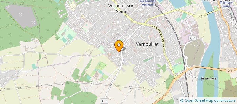 localisation de l'entreprise MADAME ELEONORE HERAUD à VERNOUILLET