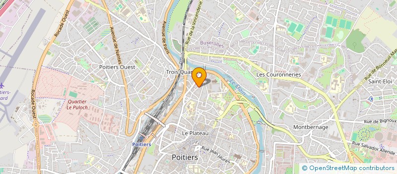 localisation de l'entreprise MADAME ELEONORE JEUDY à POITIERS