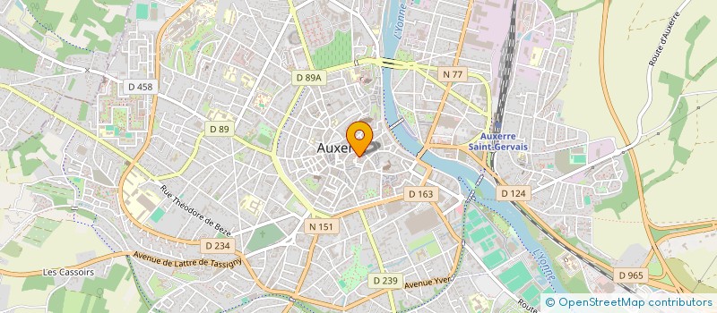 localisation de l'entreprise MADAME ELEONORE JUHEL-DUPUIS à AUXERRE