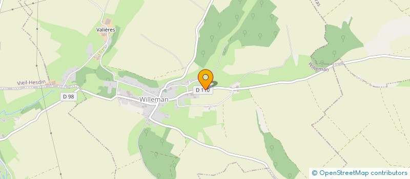 localisation de l'entreprise MADAME ELEONORE MACHELAK  HESDIN