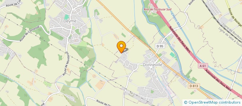 localisation de l'entreprise MADAME ELEONORE MALEVILLE  DONNEVILLE