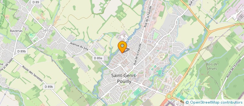 localisation de l'entreprise MADAME ELEONORE MARCADET à SAINT-GENIS-POUILLY